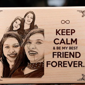 Friendship Day Personalized Wooden Gift for Best Friend