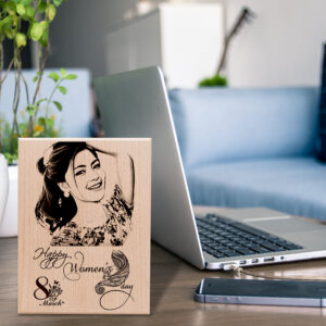 Personalized Photo Wooden Plaque for Womenâ€™s Day