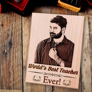 Personalized Engraved Wooden Plaque Gift for Teachers 4×7