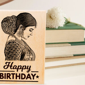 Unique Personalized Engraved Wooden Photo Plaque For Girls and Boys (5×4 inches)