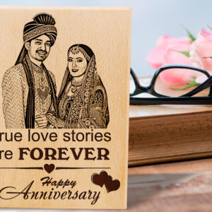 True Love for Couple Special Personalized Photo Plaque (7×4-inch)