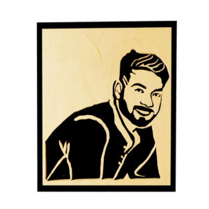 wood portrait frame