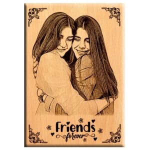 Wooden Personalized Photo Plaque Wp1