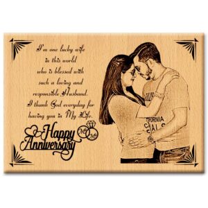 Wooden Personalized Photo Plaque WP3