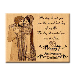 Unique Personalized Engraved Photo Plaque WP4